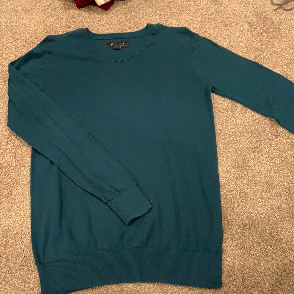 Turquoise Long Sleeve Sweater